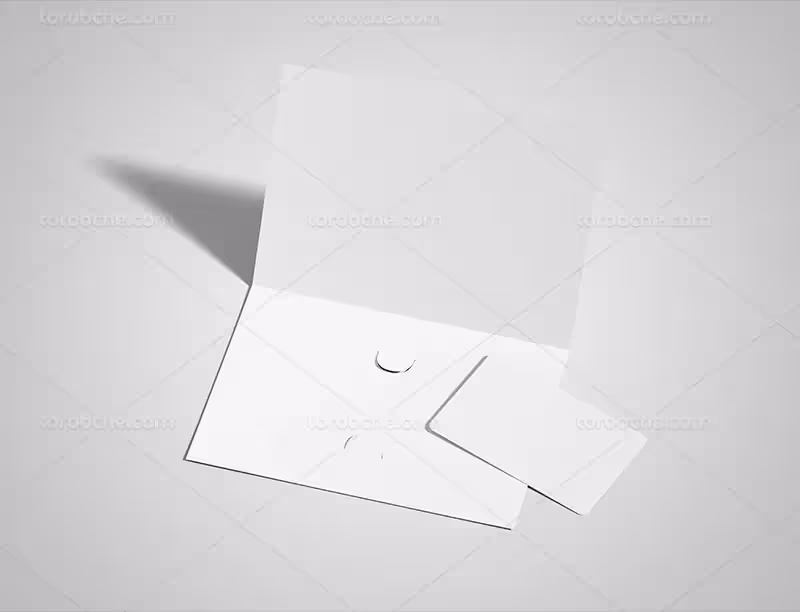 موکاپ لایه باز کارت هدیه | گرافیک با طعم تربچه