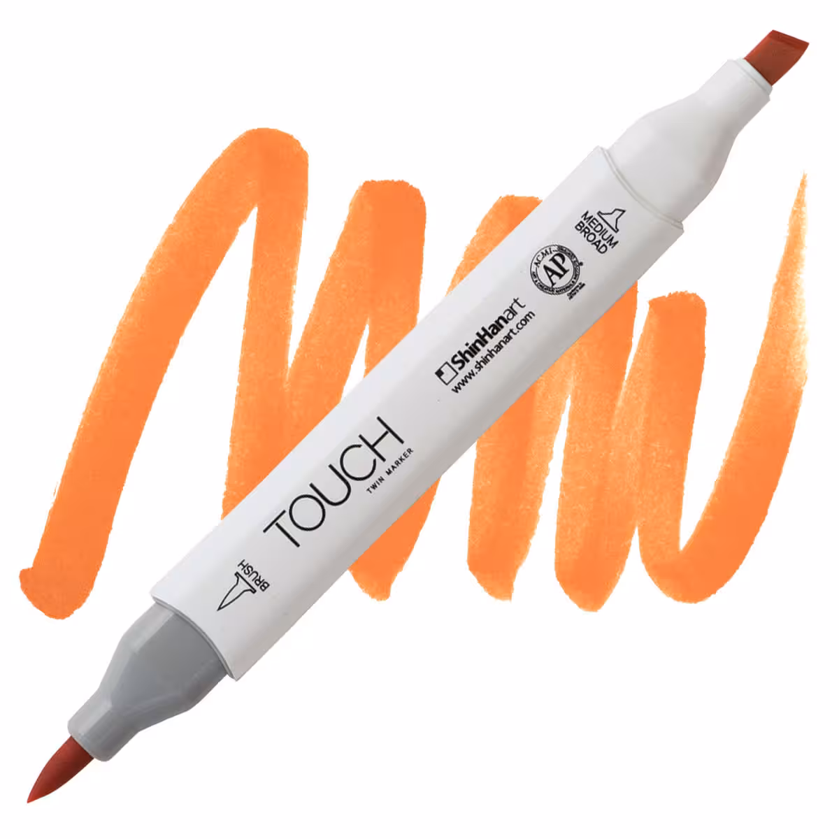 ماژیک طراحی دو سر تاچ (بدنه سفید) کد YR24