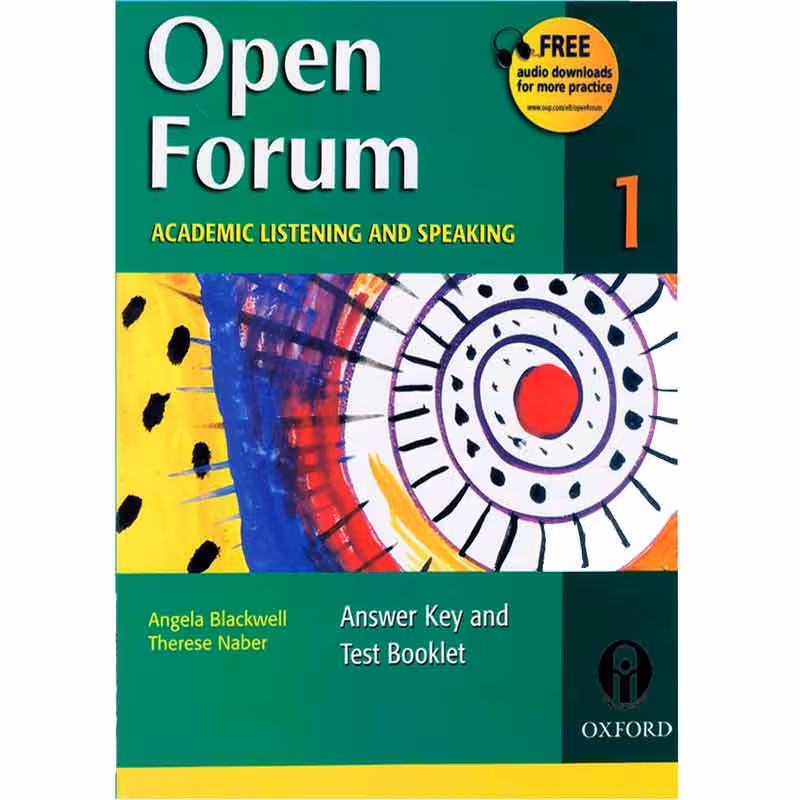 Open Forum Academic Listening and Speaking 1