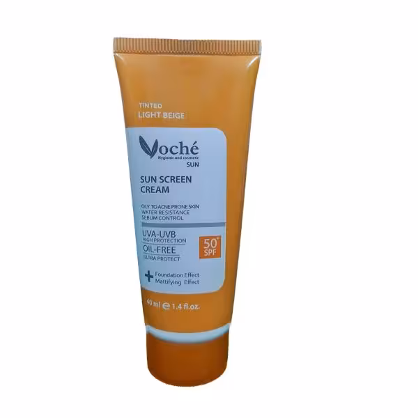 کرم ضد آفتاب وچه مناسب پوست چرب و مستعد آکنه SPF50 حجم 40 میلی لیتر