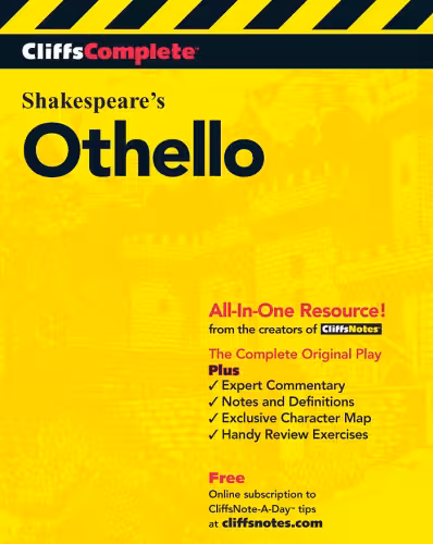 خرید و دانلود نسخه کامل کتاب Othello (Cliffs Complete)