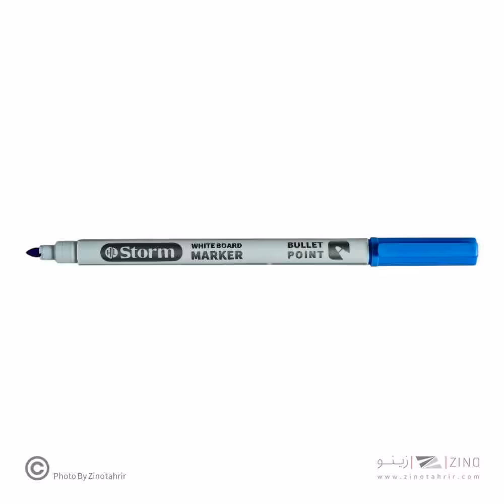 ماژیک وایت برد قلمی آبی روشن استورم کد340705