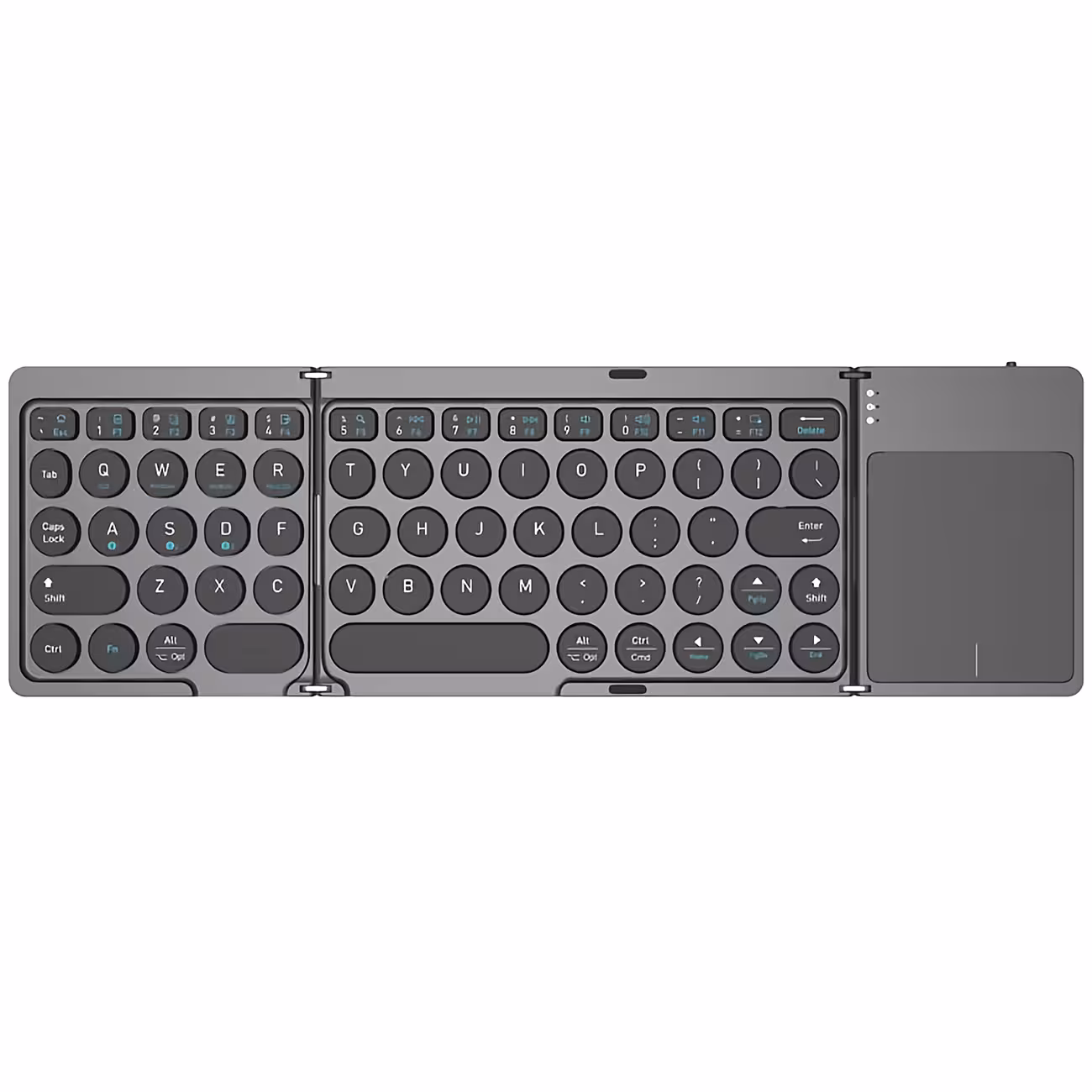کیبورد بیسیم تاشو شارژی با تاچ پد Foldable Keyboard
