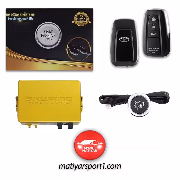 کیلس استارت اسکای پین ریموت تویوتا کد 163