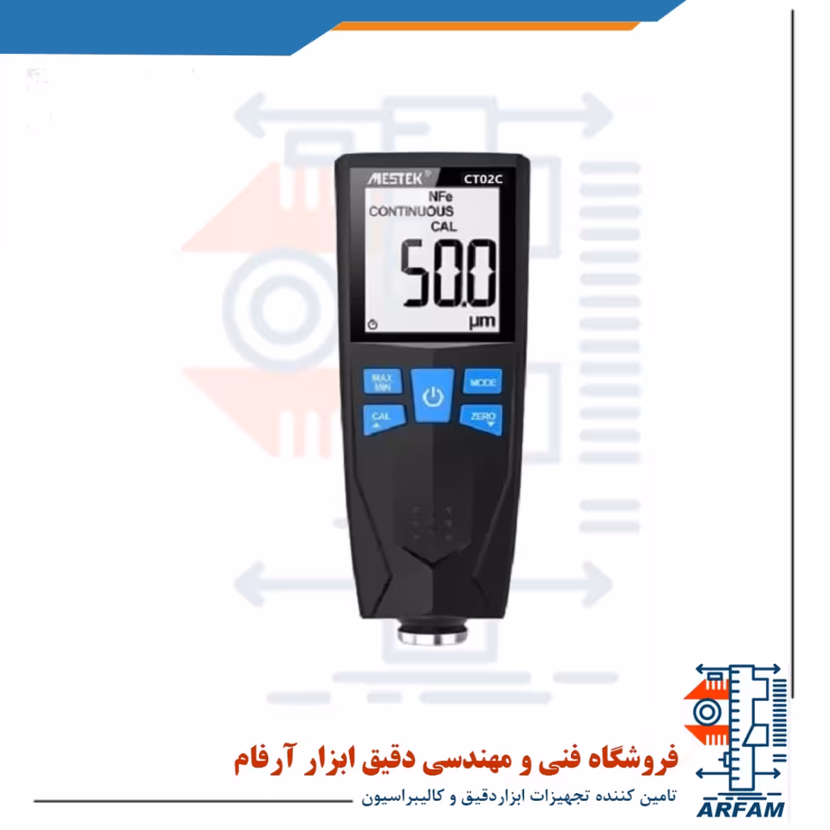 ضخامت سنج رنگ دیجیتال مستک مدل CT02C