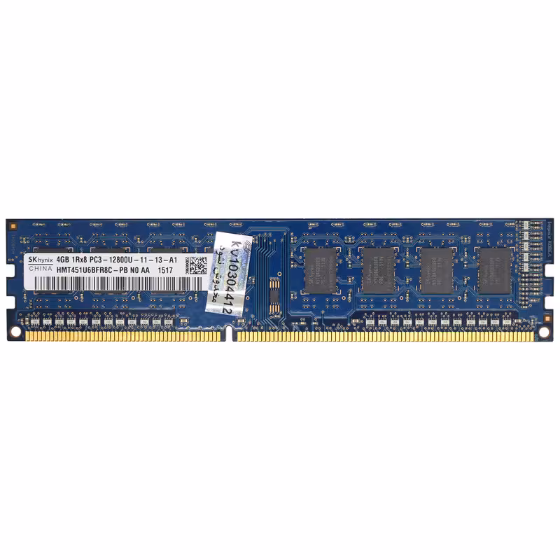 رم دسکتاپ DDR3 تک کاناله 1600 مگاهرتز CL11 اس کی هاینیکس مدل HMT ظرفیت 4 گیگابایت | کالا مکس