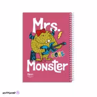 دفتر سیمی 80 برگ الیپون کد 07