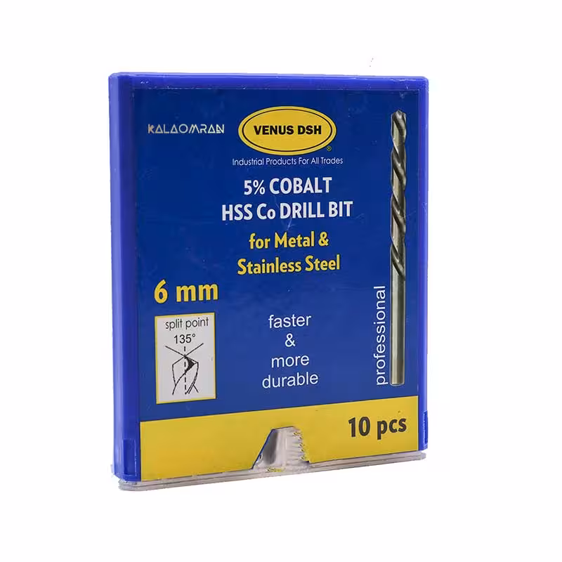 ست 10 عددی مته آهن سایز 6 میلی متر VENUS DSH