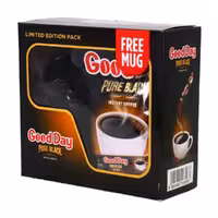 قهوه فوری لیوان دار گوددی Good Day مدل Pure Black بسته 40 عددی