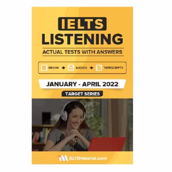 کتاب IELTS Listening Actual Tests (January to April 2022)