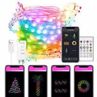 ریسه تزئینی RGB LED بلوتوثی ضد آب 10 متر