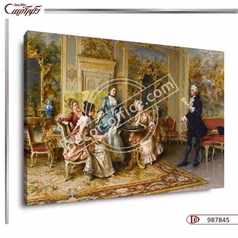 تابلو دکوراتیو کلاسیک R7845