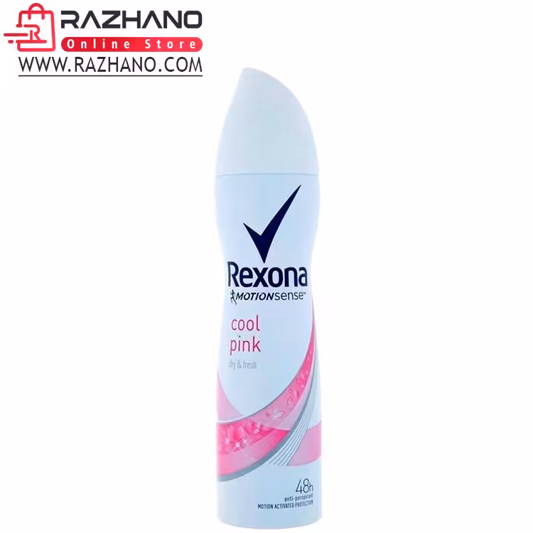 اسپری پودری رکسونا مدل Rexona cool pink حجم 200 میل