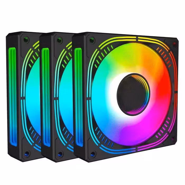 فن کیس لاجی کی مدل F324 ARGB پک سه تایی