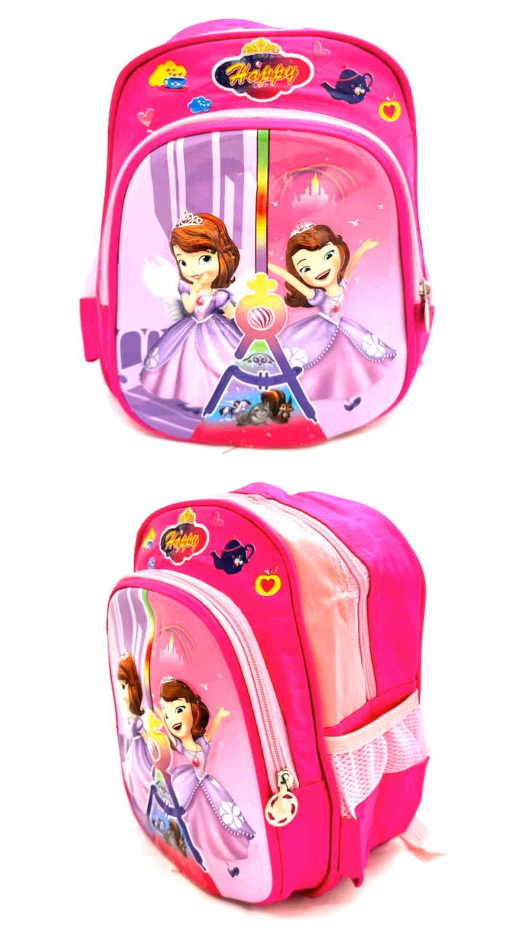 کیف مدرسه دخترانه طرح پرنسس سوفیا شاد کارتونی