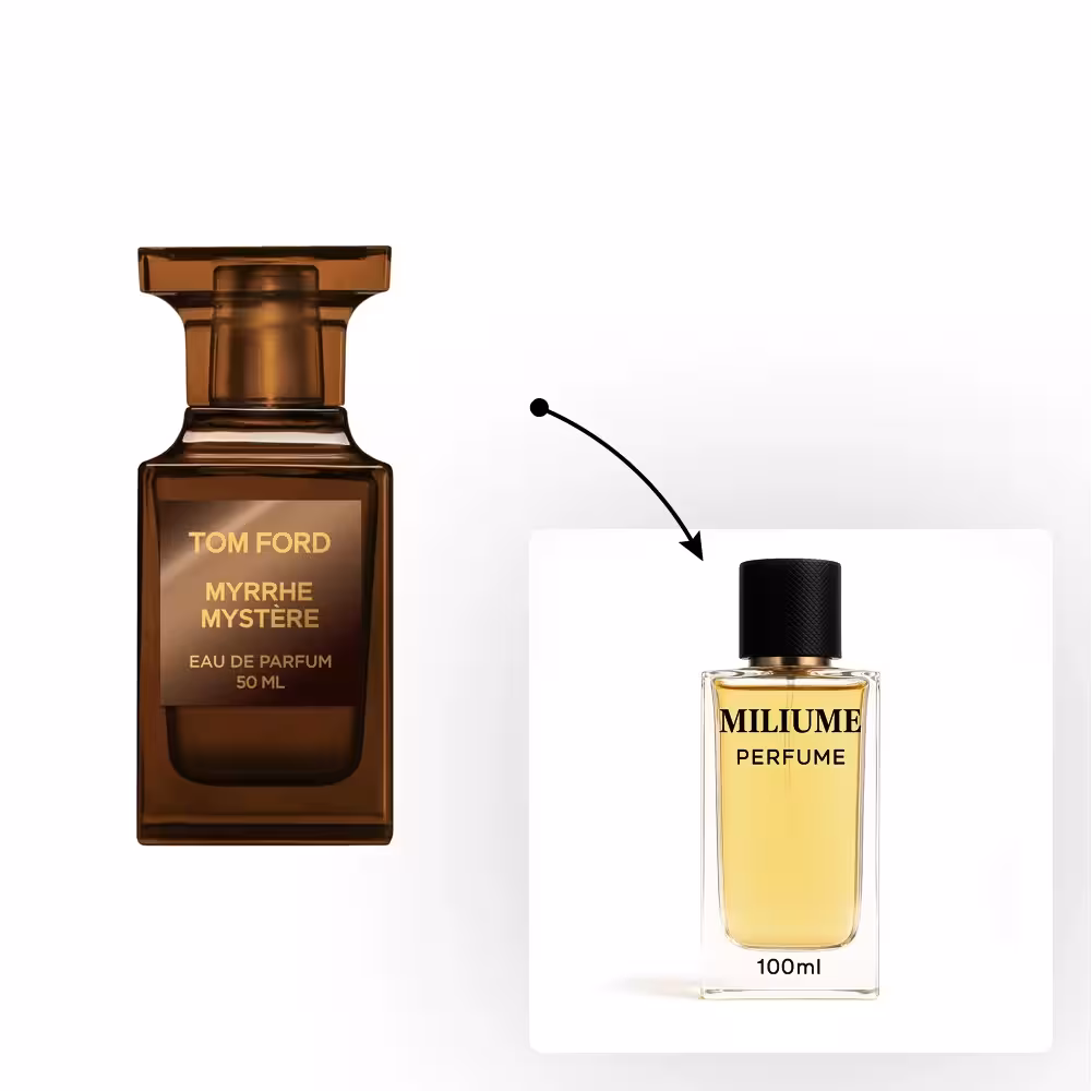 اسانس عطر Tom Ford Myrrhe Mystère برند Argeville - کد 1235 - تام فورد میرح میستری 100ML - میلیوم پرفیوم