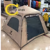 چادر اتوماتیک 8 نفره کله گاوی PEKYNEW C1022 سایه بان دار - کمپ آراس