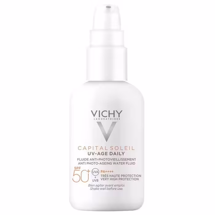 کرم ضد آفتاب و ضدچروک ویشی سری Capital Soleil مدل UV Age Daily با SPF50 حجم 40 میل