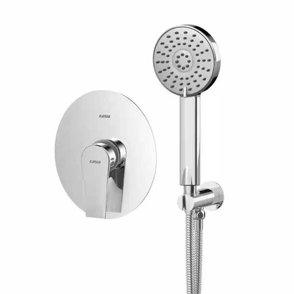 شیر حمام توکار کسری مدل فیدل تیپ 2 کروم