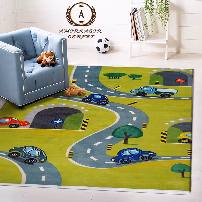 فرش کودک طرح خیابان کد 101201