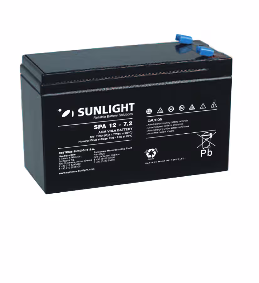 باتری یو پی اس سان لایت 12 ولت 7٫2 آمپر   battery_sunlight