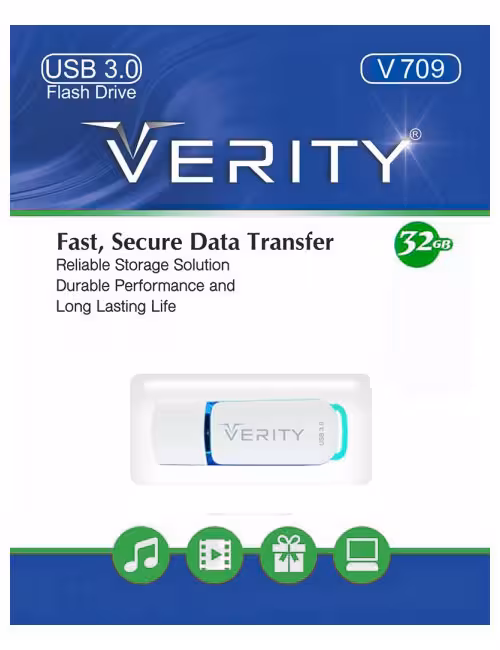 فلش مموری وریتی مدل V709 USB3 ظرفیت 32 گیگابایت