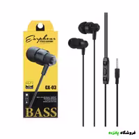 هندزفری باسیم BASS مدل GX-03 رنگ مشکی