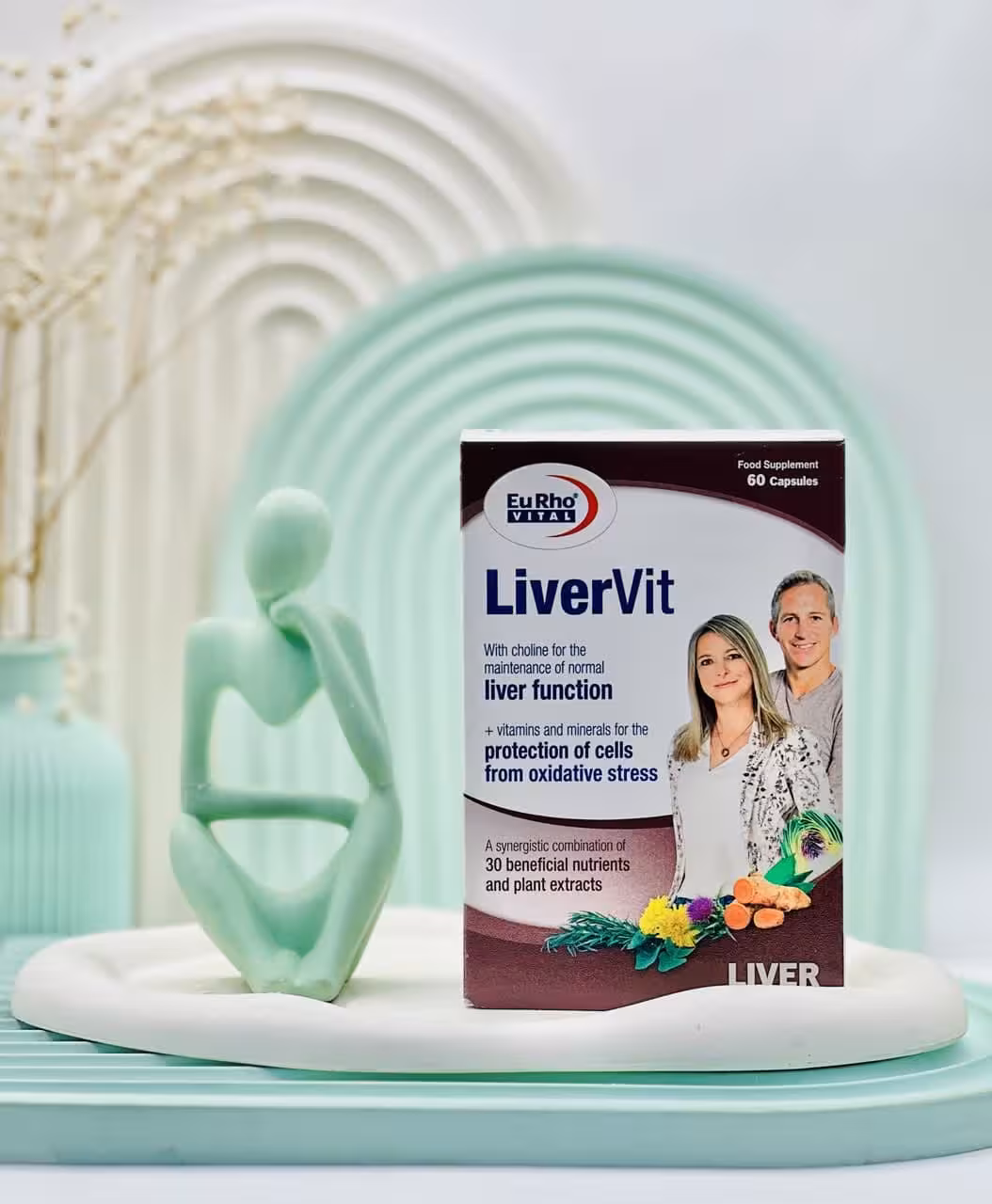 قیمت و خرید کپسول لیور ویت یوروویتال 60 عددی -