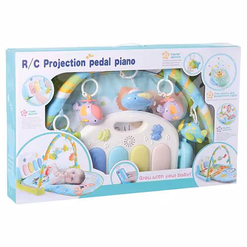 تشک بازی پیانو‌دار و ریموت کنترل‌دار Rc Projection Pedal Piano