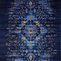 فرش تمام ابریشم  طرح دریا کد HAM.215.01