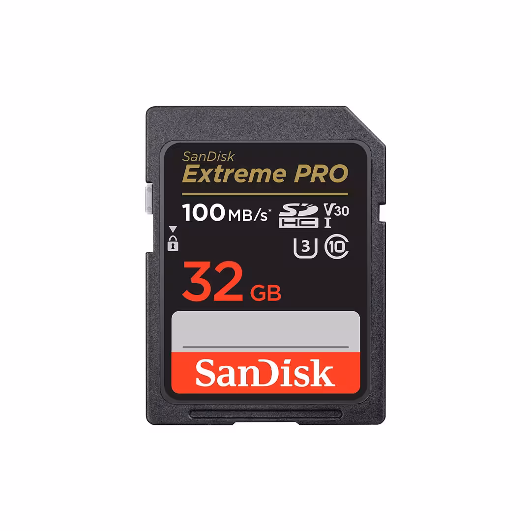 کارت حافظه سن دیسک SDHC Extreme PRO U3 100M ظرفیت 32 گیگابایت