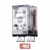 رله 12VDC دو کنتاکت 7 آمپر هونگفا HF18FH/012-2Z1TD