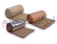 رول پشم سنگ لحافی 5 سانت ( 1.20 * 10 )دانسیته 30 پوشینگر درجه 2