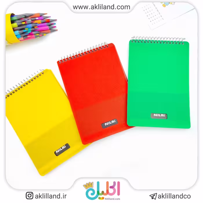 دفترچه یادداشت 1/8 طلقی 80 برگ