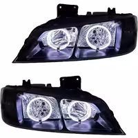 خرید چراغ جلو اسپرت پژو پارس مدرن مدل 3D-BMW سفید داخل فابریک بدون موتور دو عددی | اتوموبی
