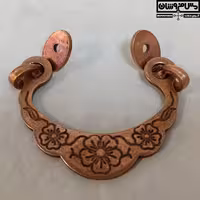 گوشواره خام ظروف مسی سایز 2 مدل تراز