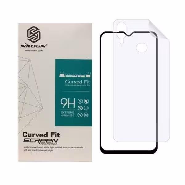 محافظ صفحه نمایش  مدل 2FN مناسب برای گوشی موبایل  Galaxy A20 به همراه محافظ پشت گوشی