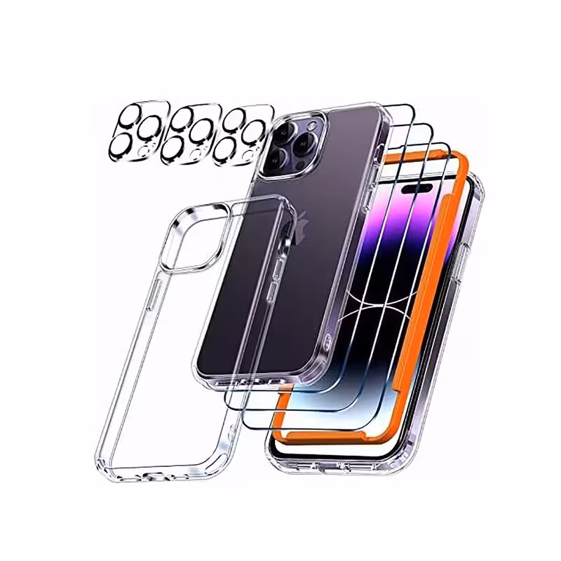 کاور سلیکونی و پک کامل iphone 14 pro max