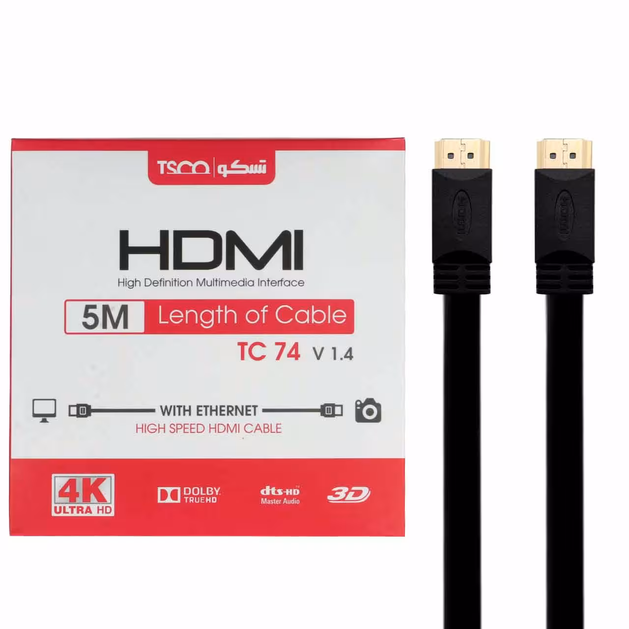 کابل HDMI Ver 14 TSCO مدل 5 متری