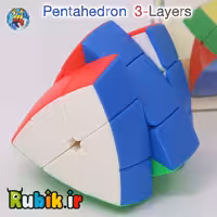 روبیک 3 لایه پنج سطحی شنگ شو  FIVE AXIS THREE-LAYERS Pentahedron CUBE