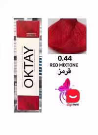 رنگ موی حرفه‌ای اکتای، طیف MIX TONE، شماره 0.44، رنگ قرمز شرابی