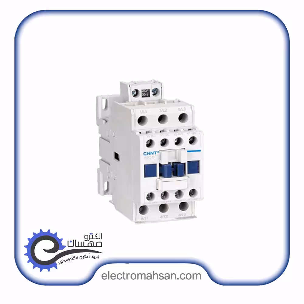 کنتاکتور چینت 18 آمپر 75کیلووات بوبین 110VDC سری NC8-1822/Z ساخت چین