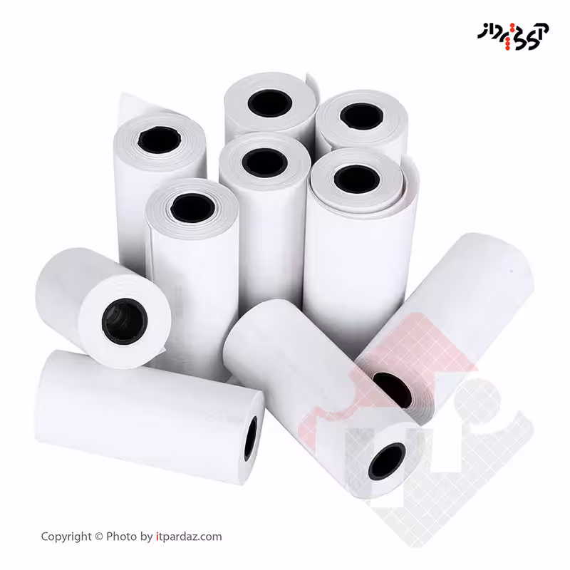 رول حرارتی خارجی 8 سانت 20 متری چاپ مشکی