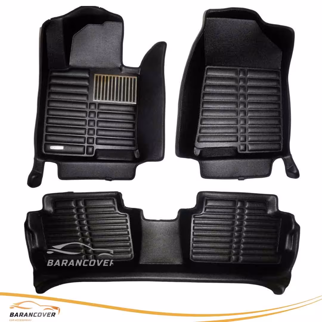 کفپوش پنج بعدی وارداتی سوناتا وای اف Sonata YF رنگ مشکی