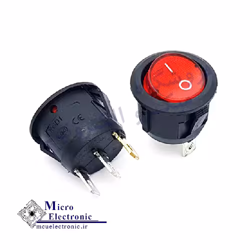 کلید راکر گرد چراغدار KCD1-601N