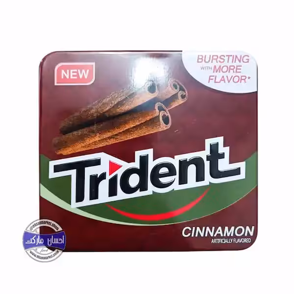 آدامس تریدنت دارچین جعبه فلزی