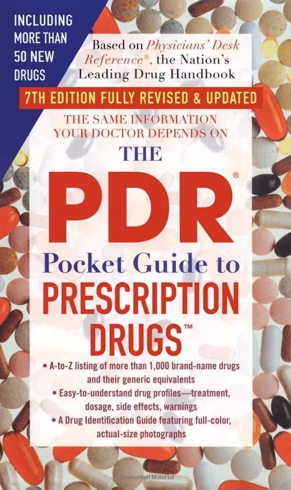 خرید و دانلود نسخه کامل کتاب The PDR Pocket Guide to Prescription Drugs: 7th Edition