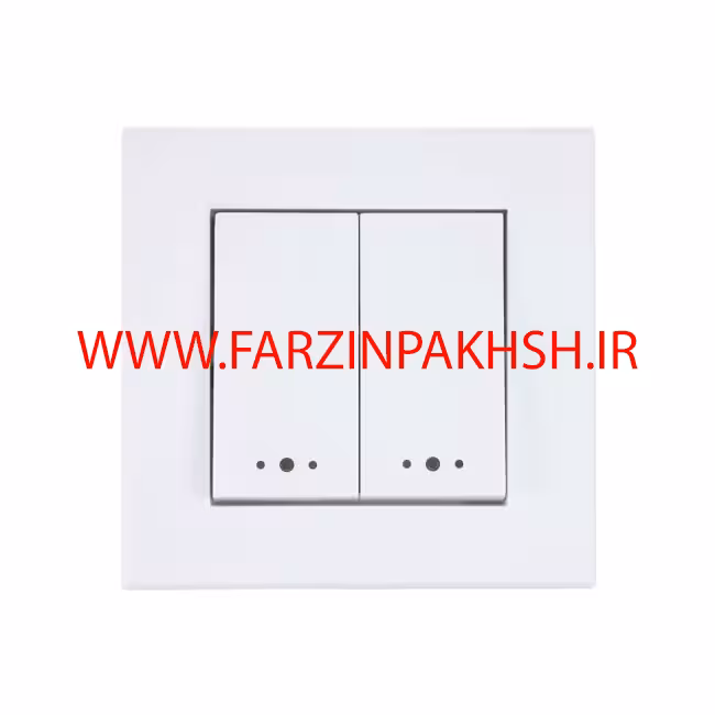 کلید دو پل توکار پارت الکتریک مدل تابش 5167