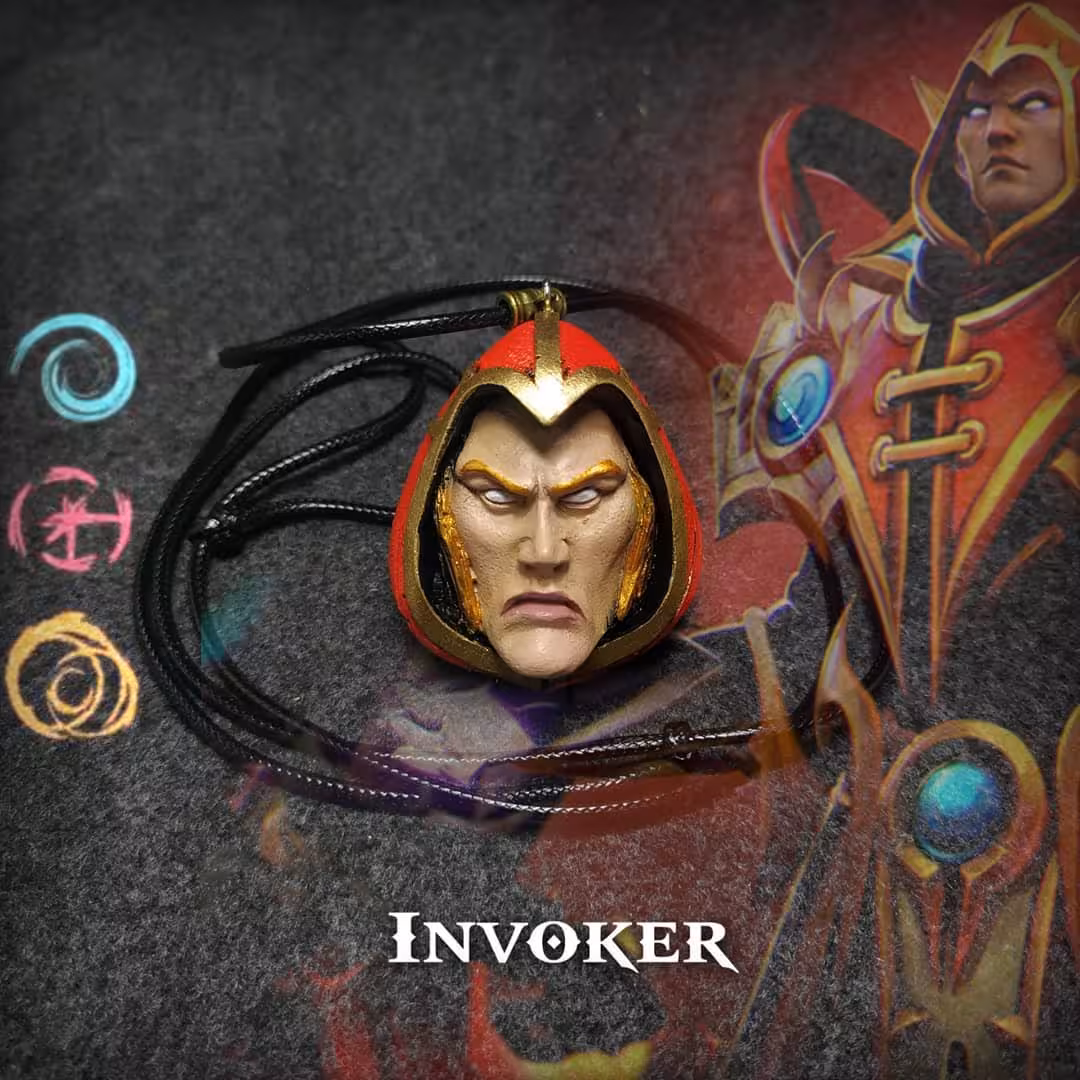 خرید گردنبند رزینی Invoker با بهترین قیمت