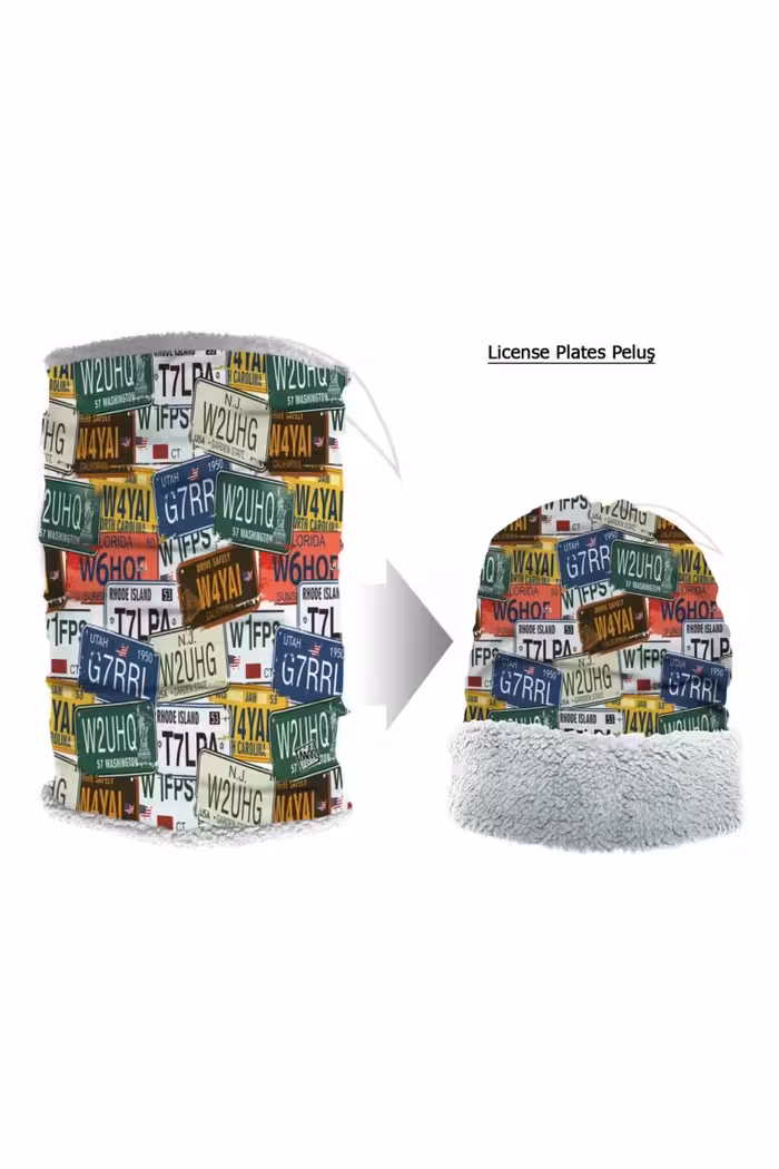 هدبند/دستمال سر موتورسیکلت هدبند دستمال هدبنددستمال صفحه لوچس لیشنس مخمل خواب دار هلند Narr